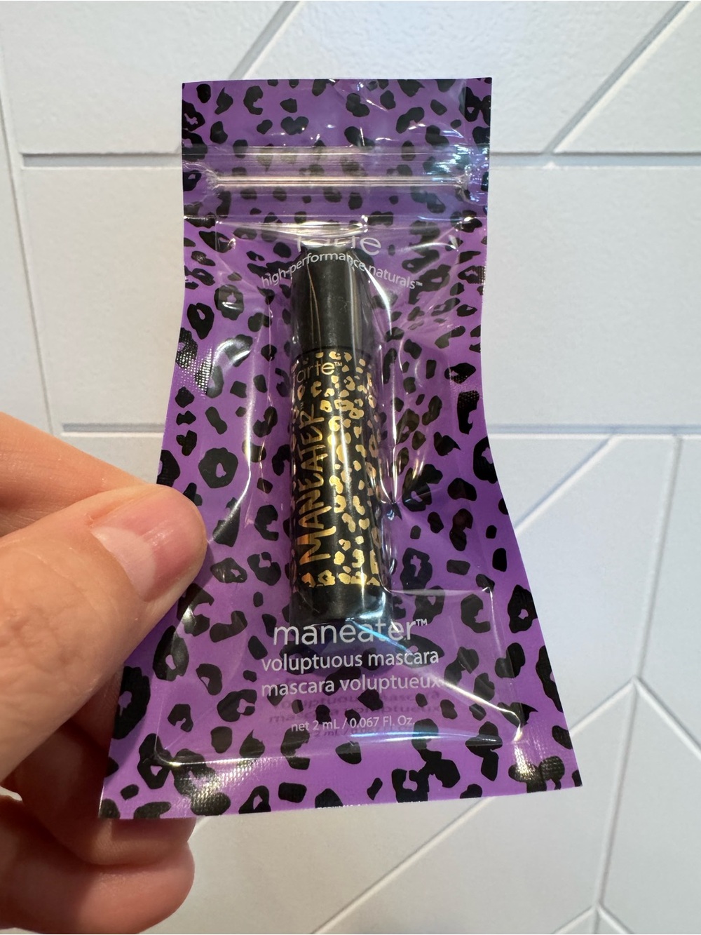 Tarte Maneater Voluptuous Mascara Black 2mL Sample NIB